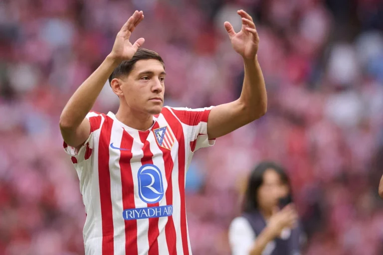 Nahuel Molina avec l'Atlético Madrid @Alamy