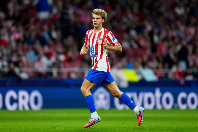 Pablo Barrios sous le maillot de l'Atlético Madrid @Alamy