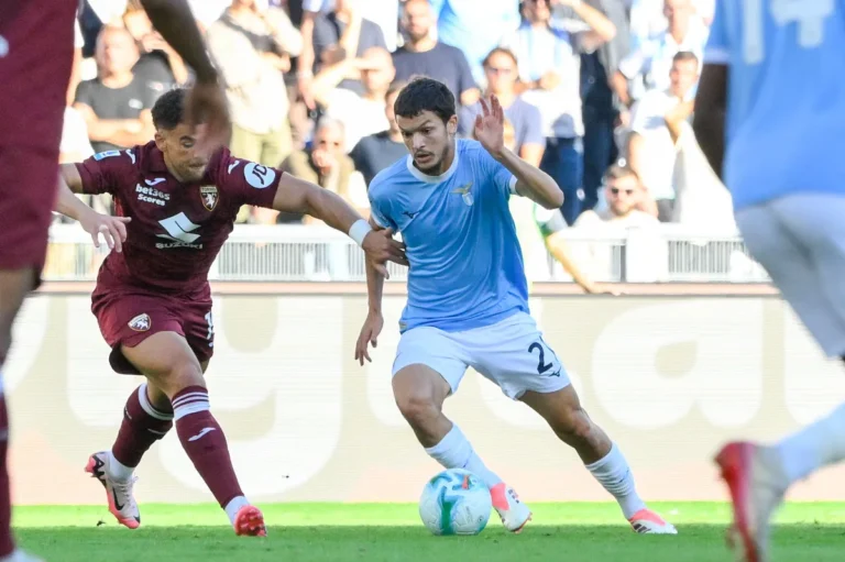 Reda Belahyane avec la Lazio Rome @Alamy