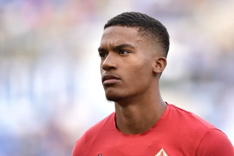 Alban Lafont lors de son passage à la Fiorentina @Alamy