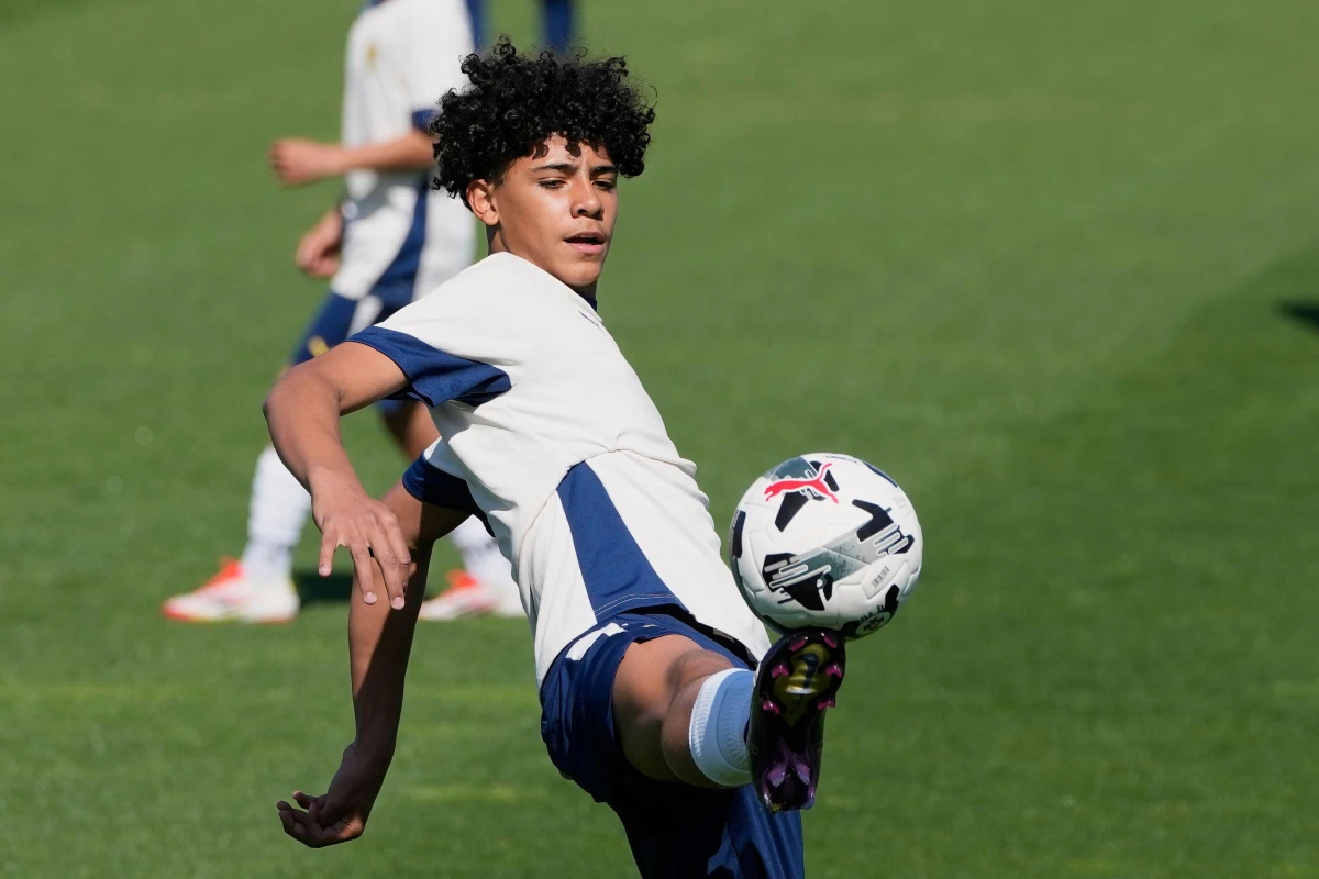 Ce geste de Cristiano Ronaldo Jr qui fait peur à toute l'Europe