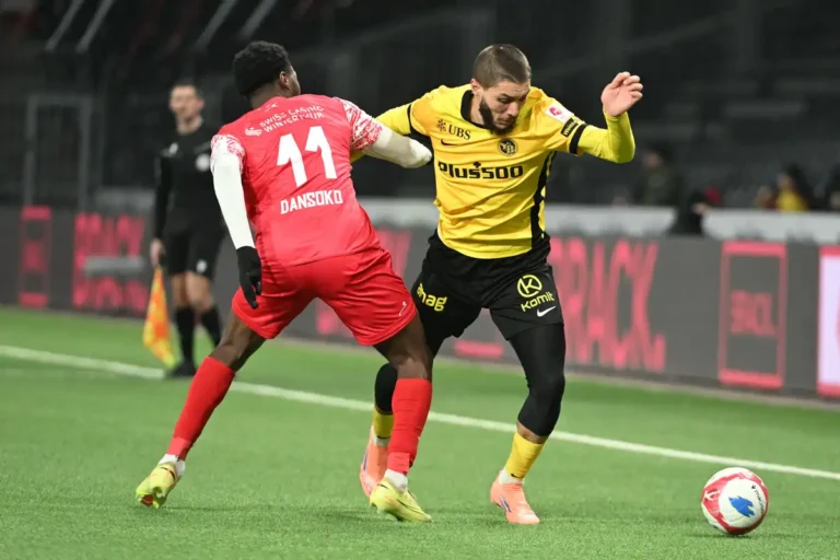 Jaouen Hadjam sous le maillot des Young Boys