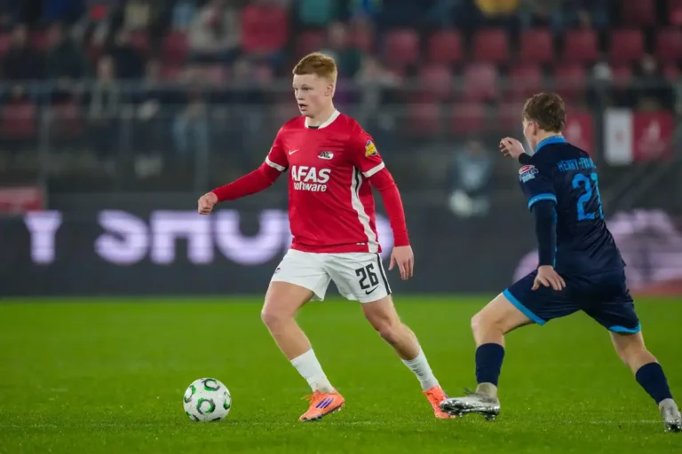 Kees Smit sous le maillot de l'AZ Alkmaar