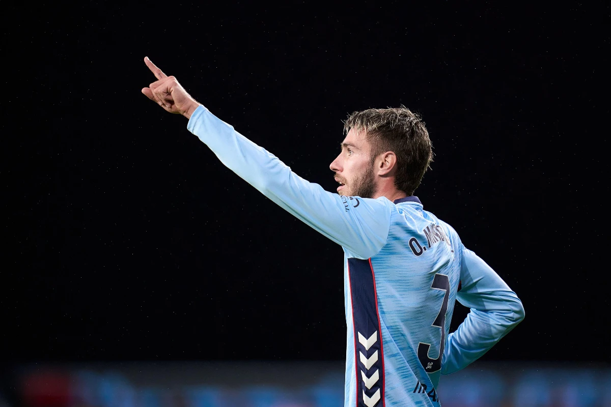 Oscar Mingueza sous le maillot du Celta Vigo @Alamy