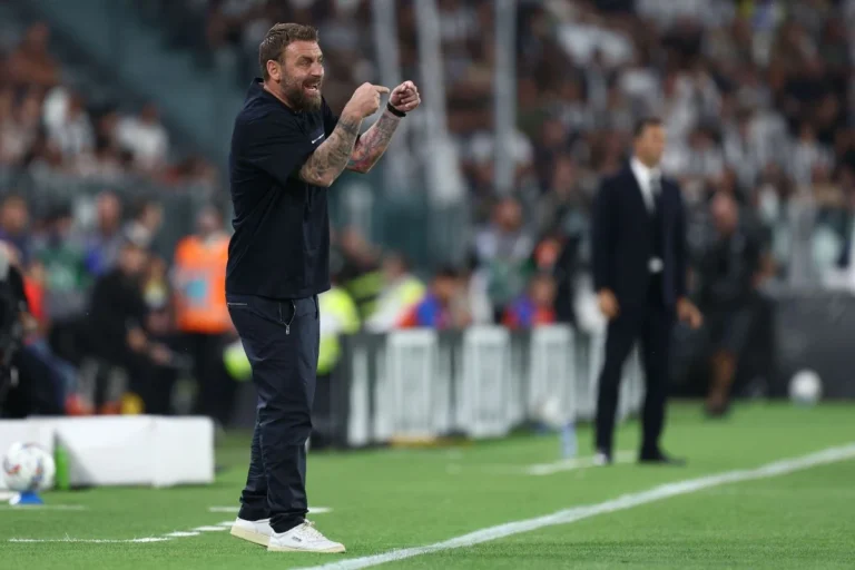 Daniele De Rossi quand il entrainait l'AS Roma @Alamy