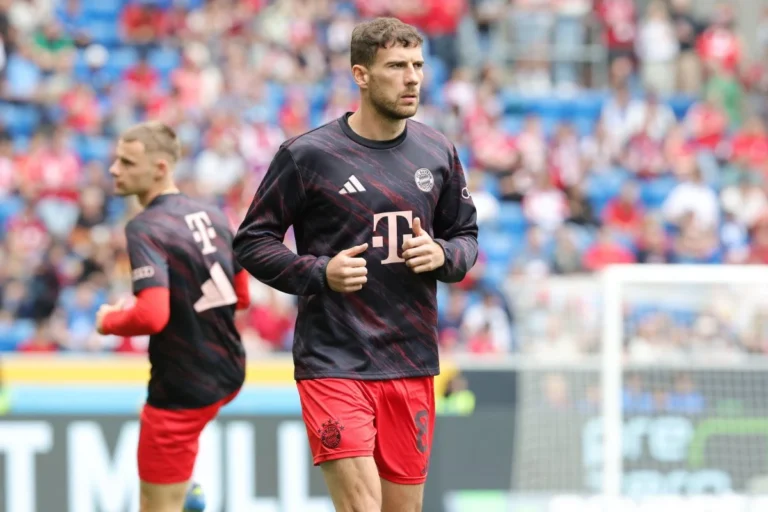 Goretzka à l'échauffement avec le Bayern Munich @Alamy