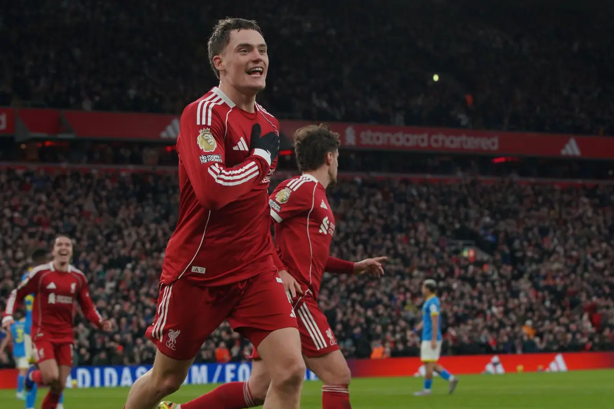 PL : Florian Wirtz savoure son premier but avec Liverpool