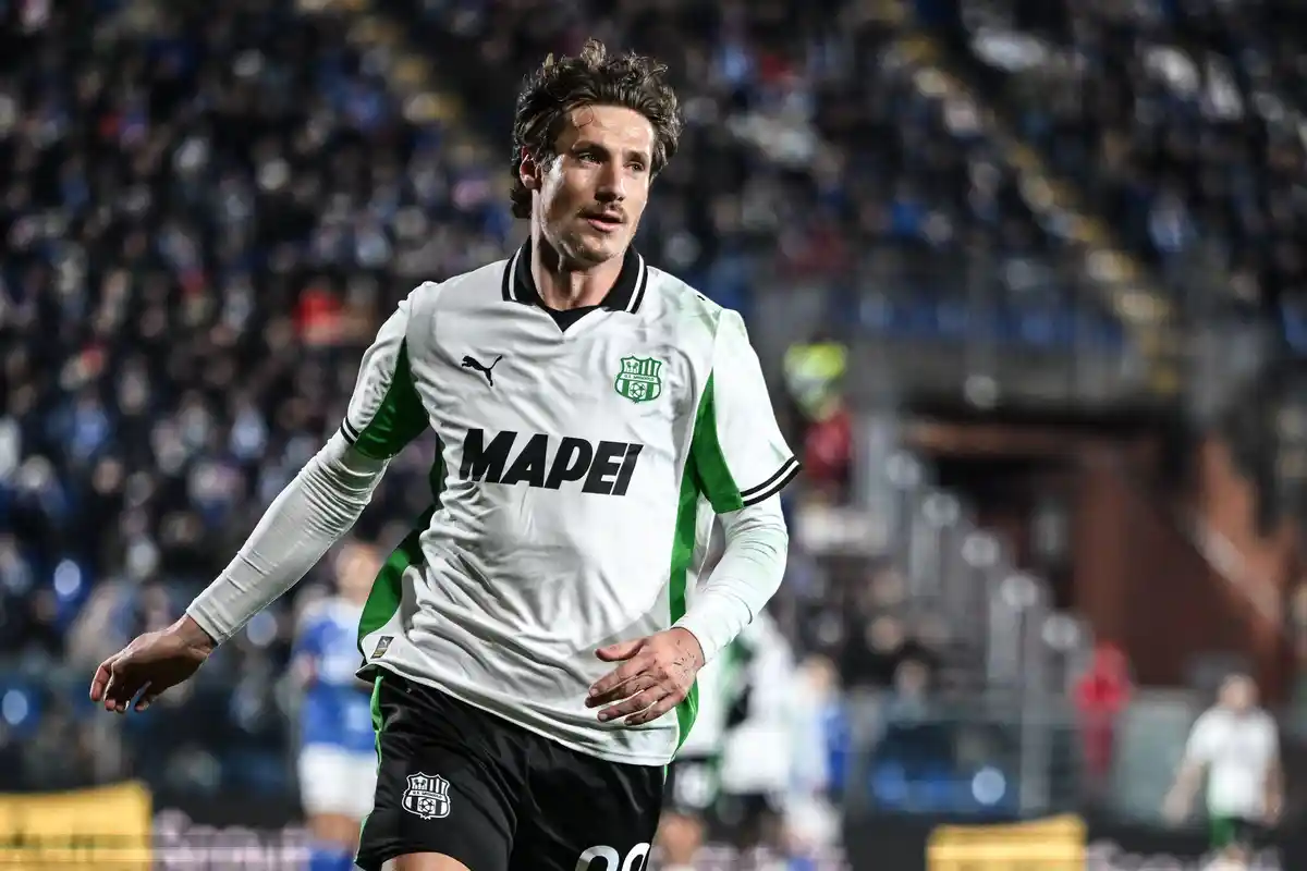 Andrea Pinamonti avec Sassuolo