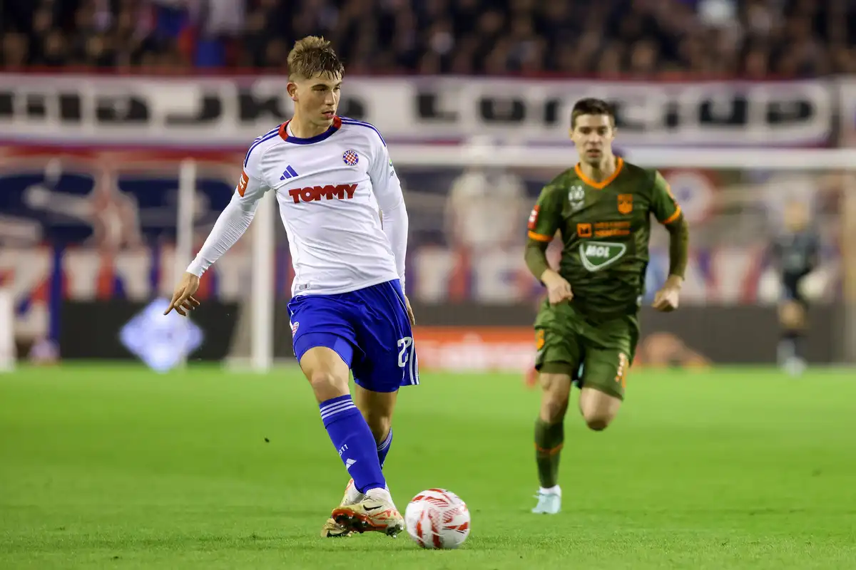 Branimir Mlacic avec l'Hajduk Split