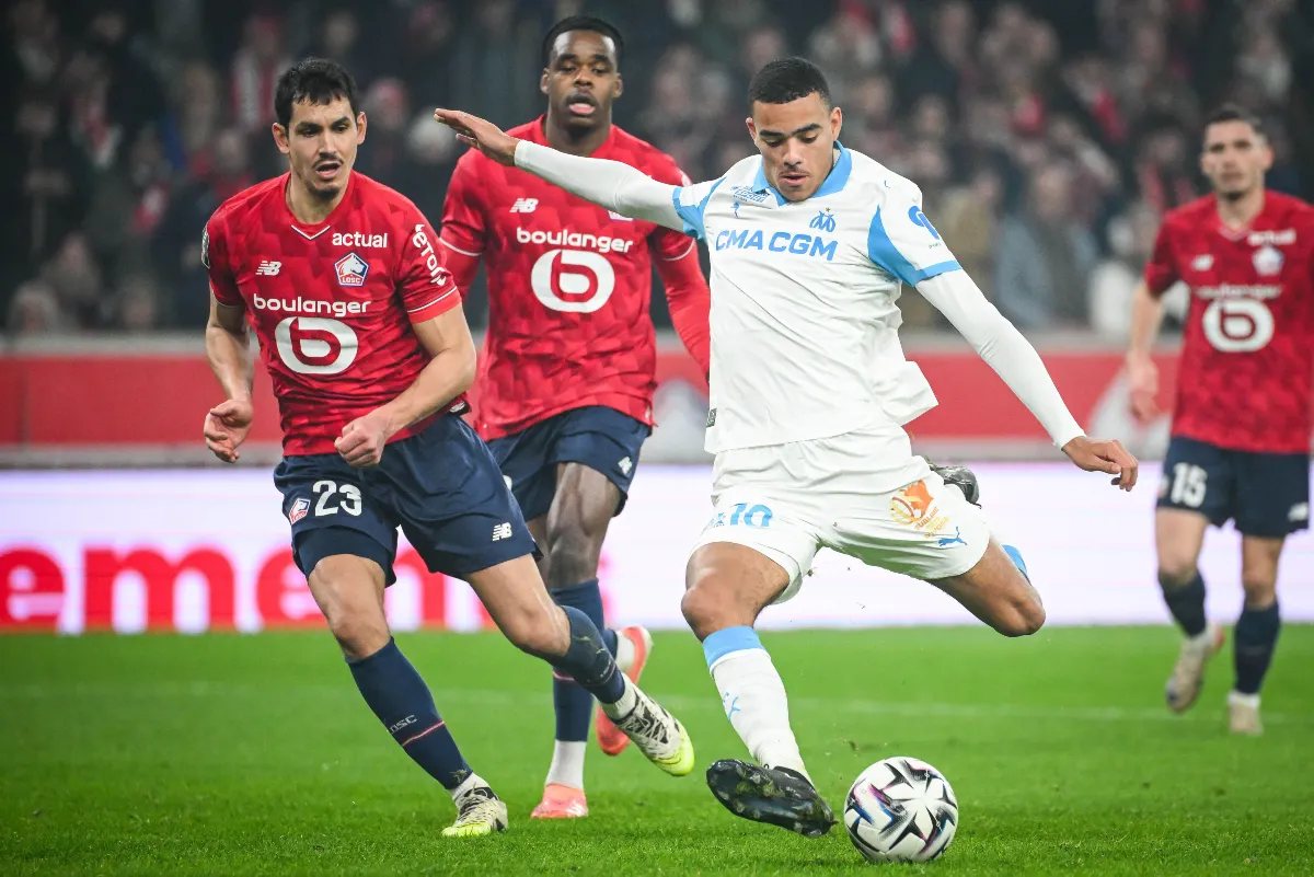 Mason Greenwood sous le maillot de l'OM