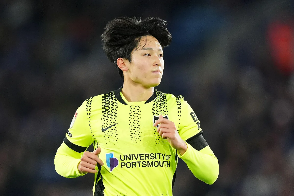 Min-hyeok Yang sous le maillot de Portsmouth