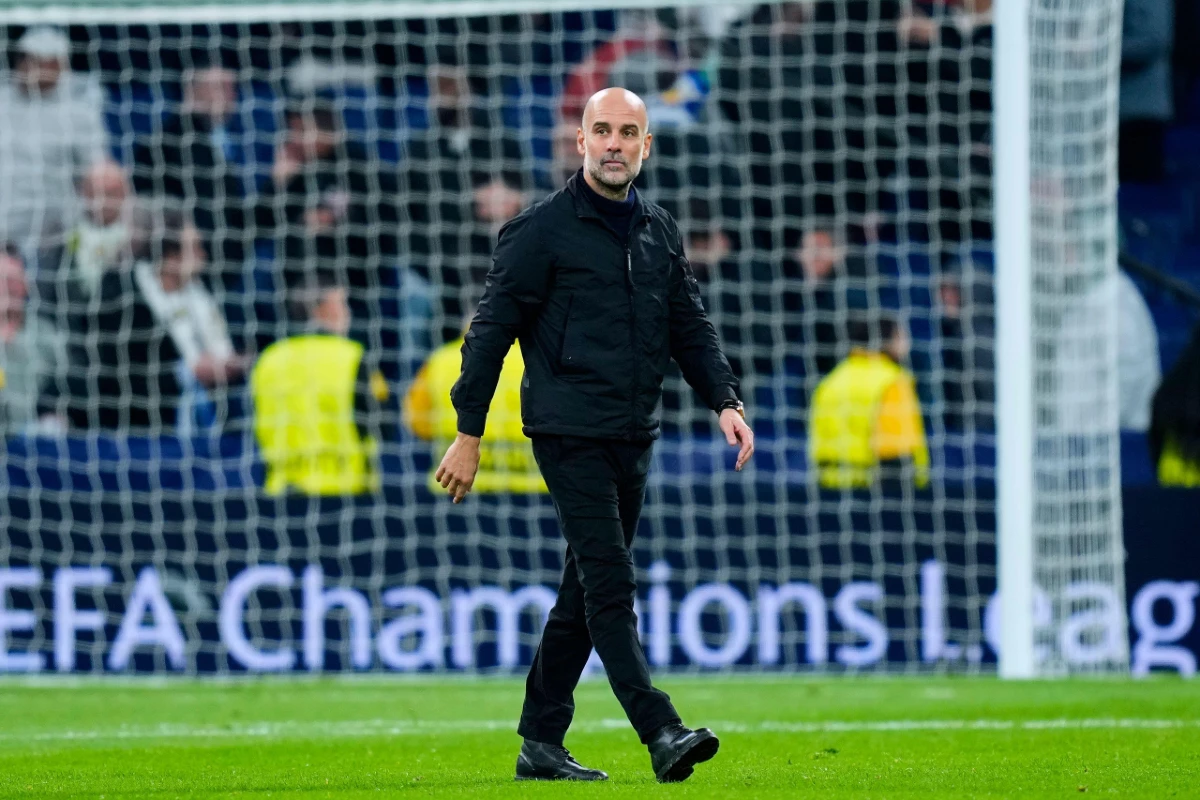 Pep Guardiola vise Rodrygo ©Alamy