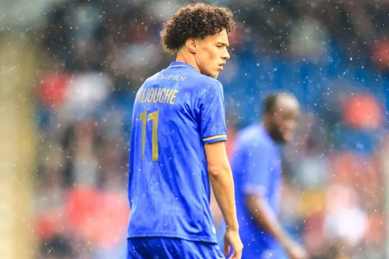 Akliouche sous le maillot de Monaco @Alamy