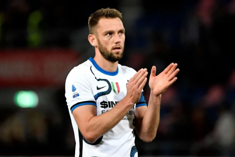 Stefan de Vrij sous le maillot de l'Inter Milan @Alamy