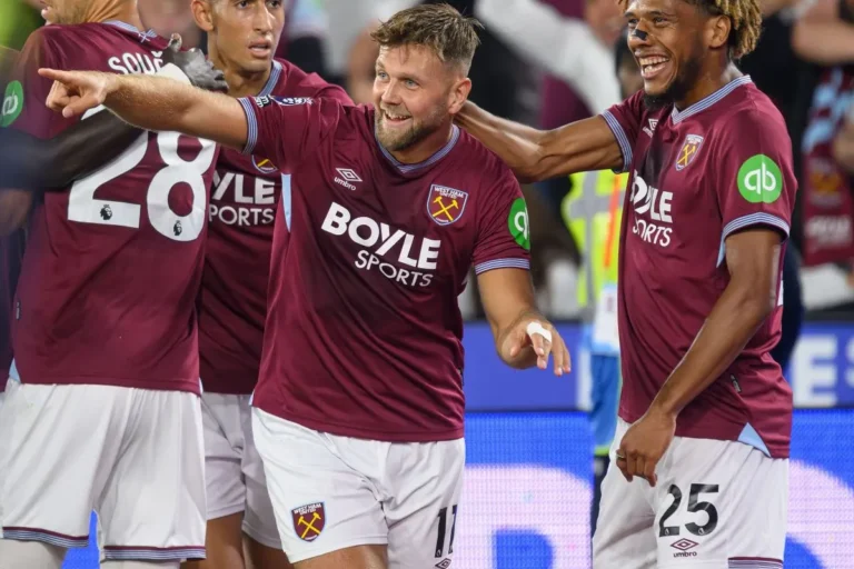 Niclas Füllkrug sous le maillot de West Ham @Alamy