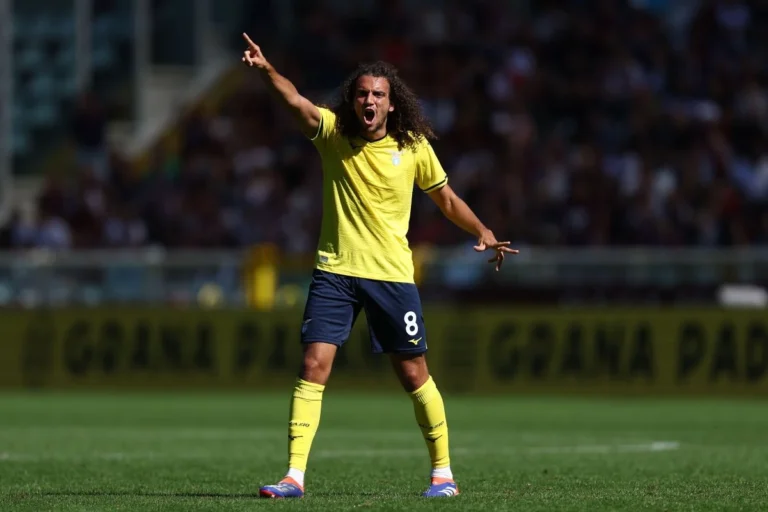 Matteo Guendouzi sous le maillot de la Lazio @Alamy