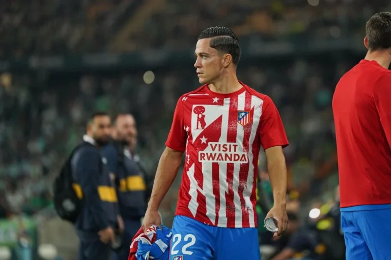Giacomo Raspadori sous le maillot de l'Atlético Madrid @Alamy