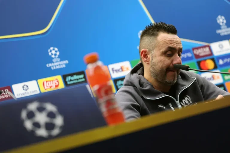 LDC : L'aveu d'impuissance de Roberto de Zerbi après la débâcle de Bruges