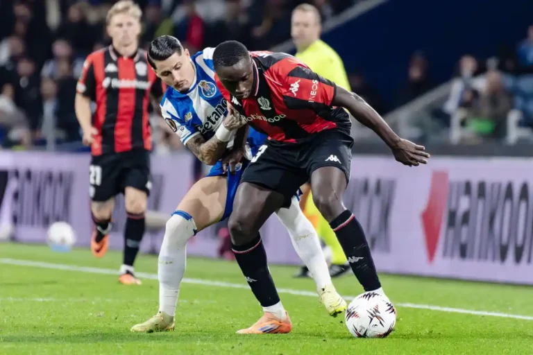 Antoine Mendy avec l'OGC Nice