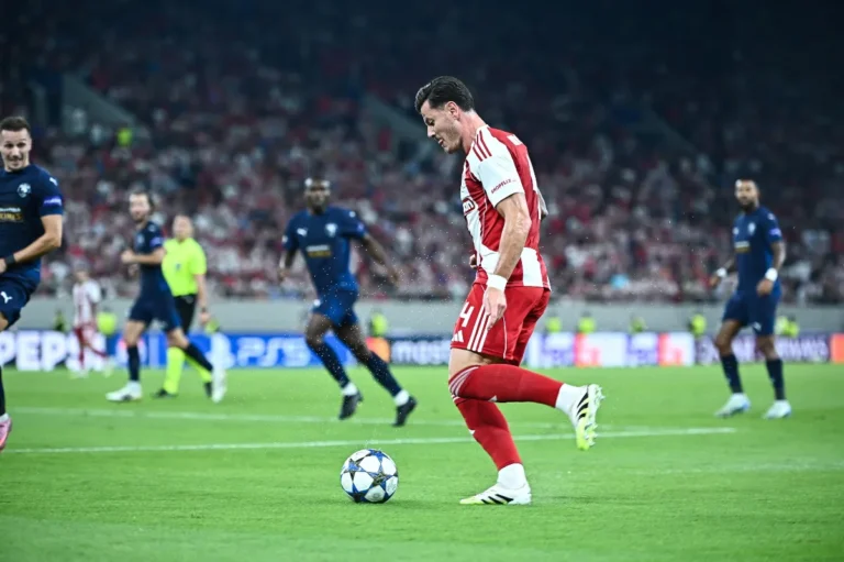 Giulian Biancone avec l'Olympiakos