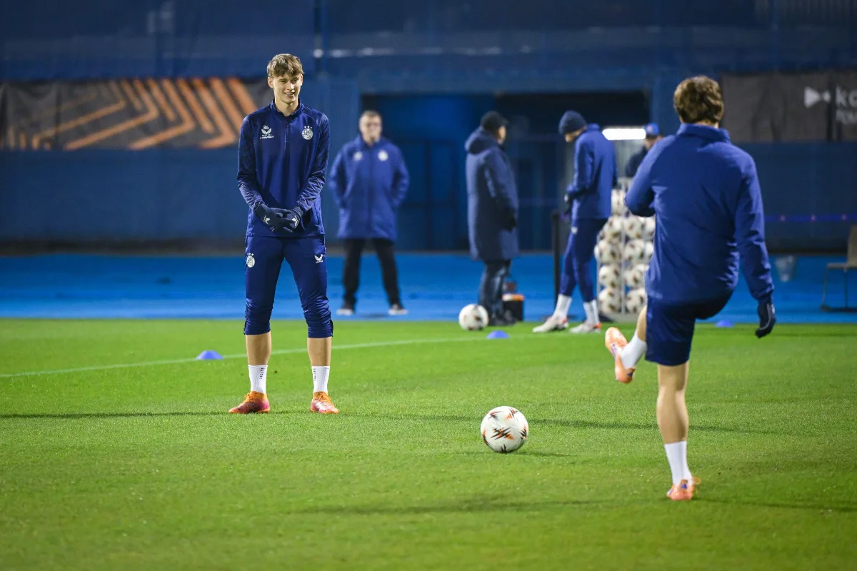Leon Jakirovic à l'entraînement