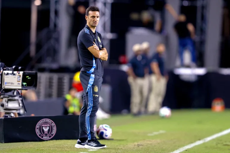 Lionel Scaloni avec l'Argentine