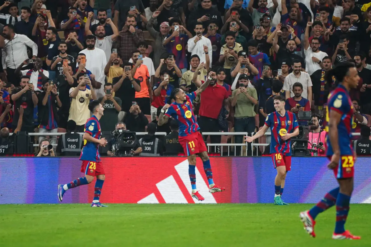 FC Barcelone: Raphinha menace le Real Madrid avant la finale de la Supercoupe