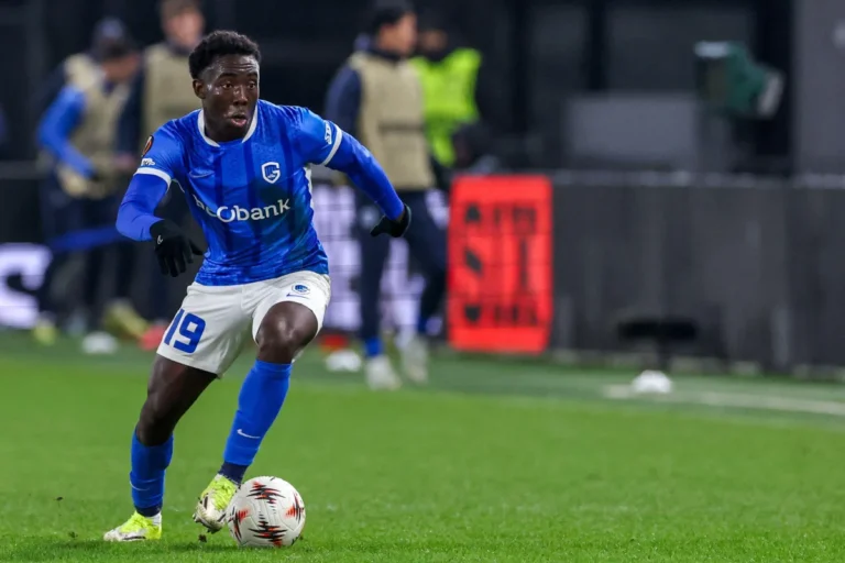 Yaimar Medina sous le maillot du KRC Genk