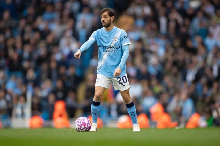 Bernardo Silva sous le maillot de Manchester City @Alamy