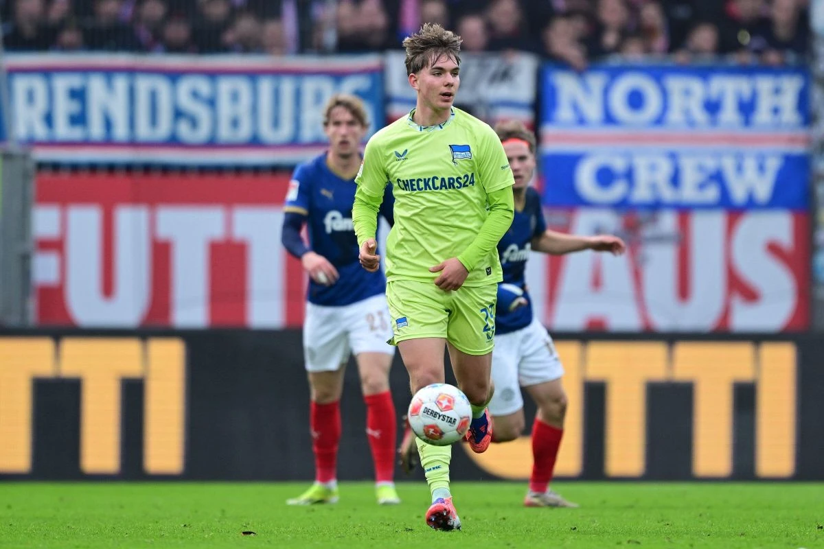 Kennet Eichhorn sous le maillot du Hertha Berlin @Alamy