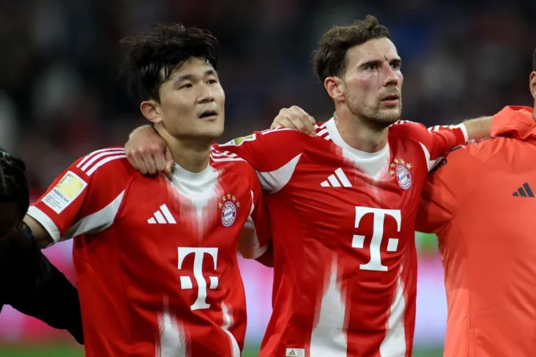 Goretzka et Min-Jae sous le maillot du Bayern Munich @Alamy