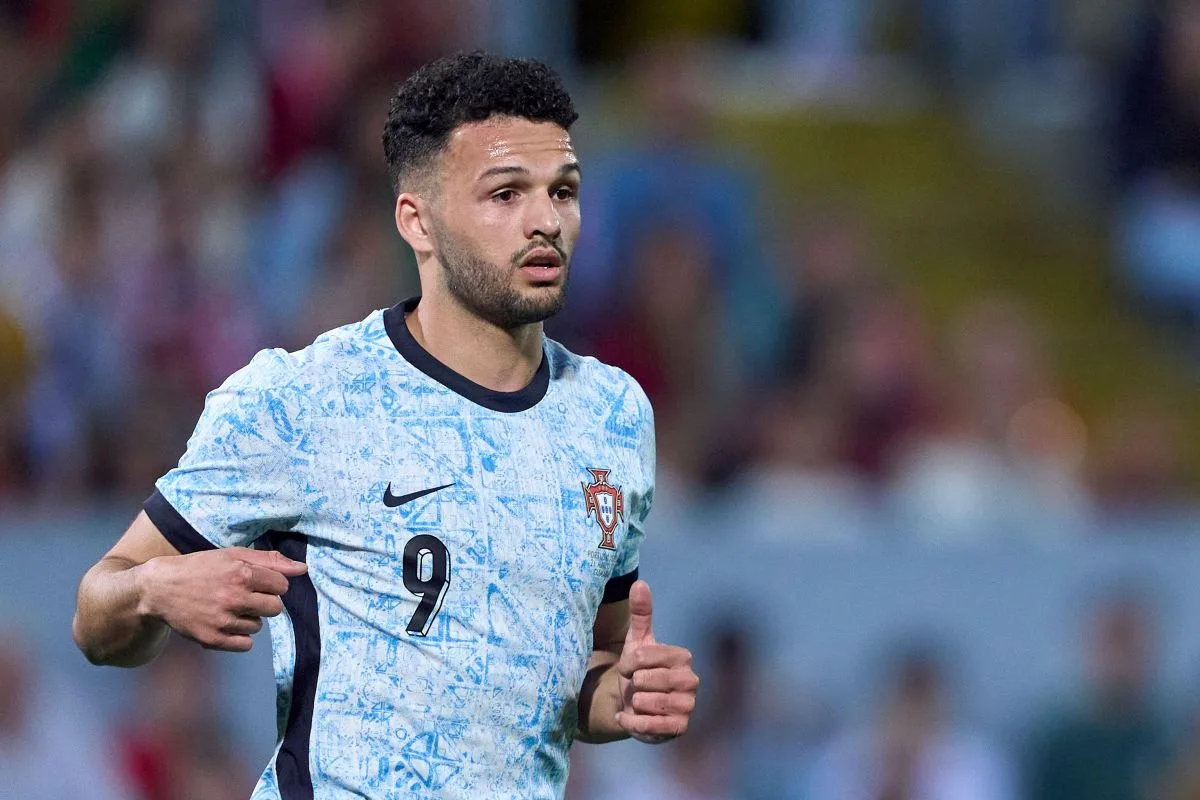 Gonçalo Ramos sous le maillot du Portugal @Alamy