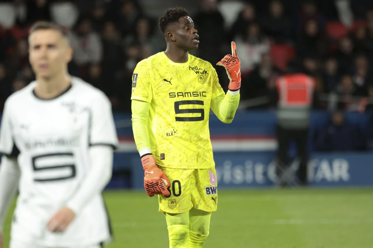 Brice Samba sous les couleurs de Rennes ©Alamy