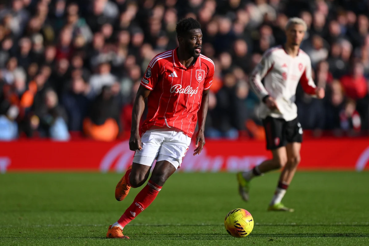 Ibrahim Sangaré sous le maillot de Nottingham Forest