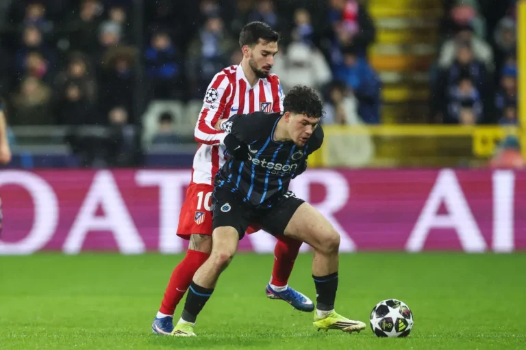 Kyriani Sabbé sous le maillot du Club Bruges