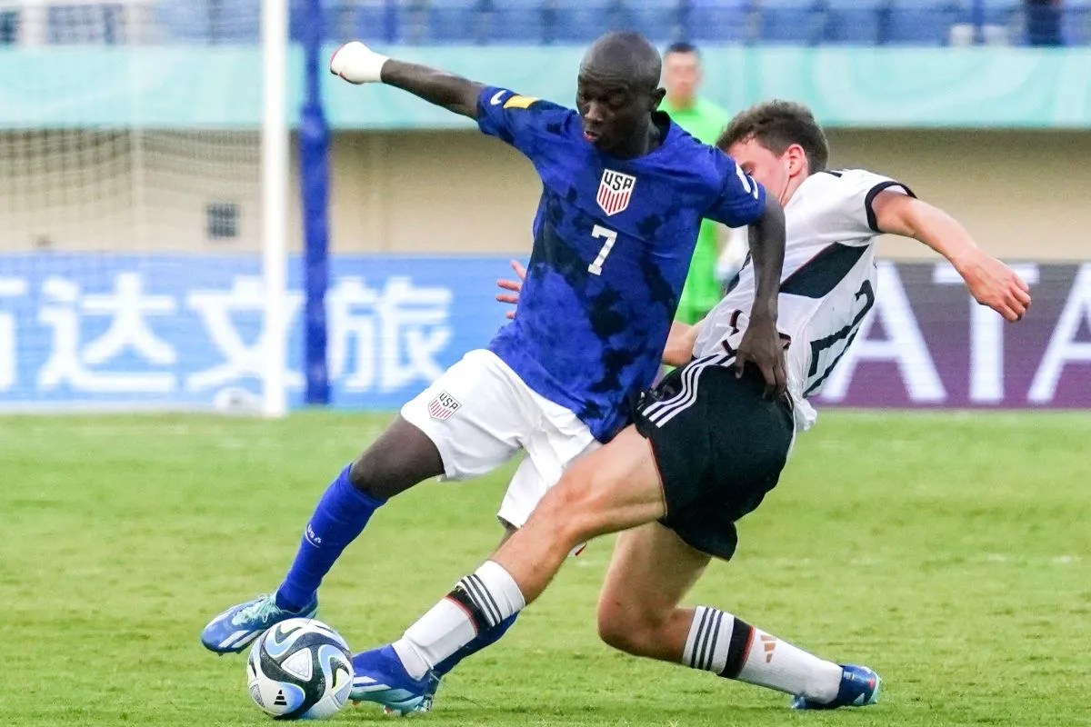 Nimfasha Berchimas sous le maillot des USA @Alamy