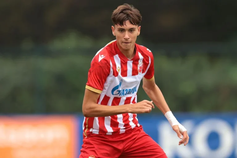 Aleksa Damjanovic sous le maillot de Belgrade @Alamy