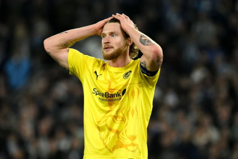 Kasper Hogh sous le maillot de Bodo Glint @Alamy