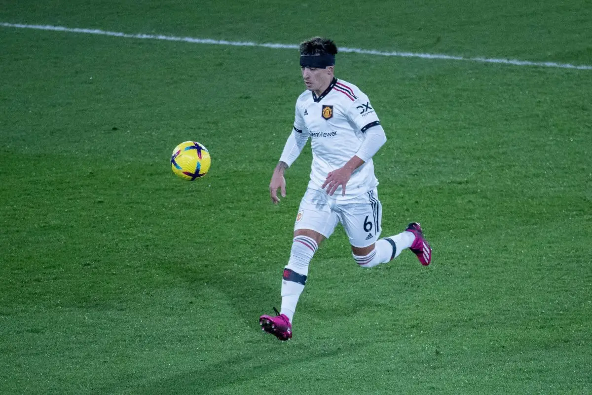 Lisandro Martinez sous le maillot de Manchester United @Alamy