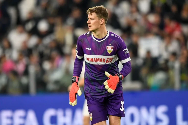 Alexander Nübel sous le maillot de Stuttgart @Alamy