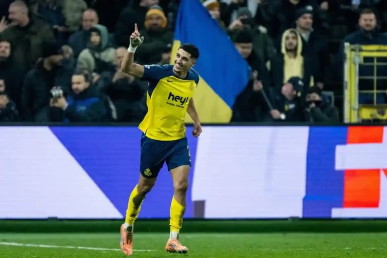 Anan Khalaili sous le maillot de l'Union Saint-Gilloise