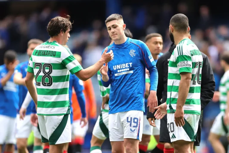 Bailey Rice sous le maillot des Glasgow Rangers