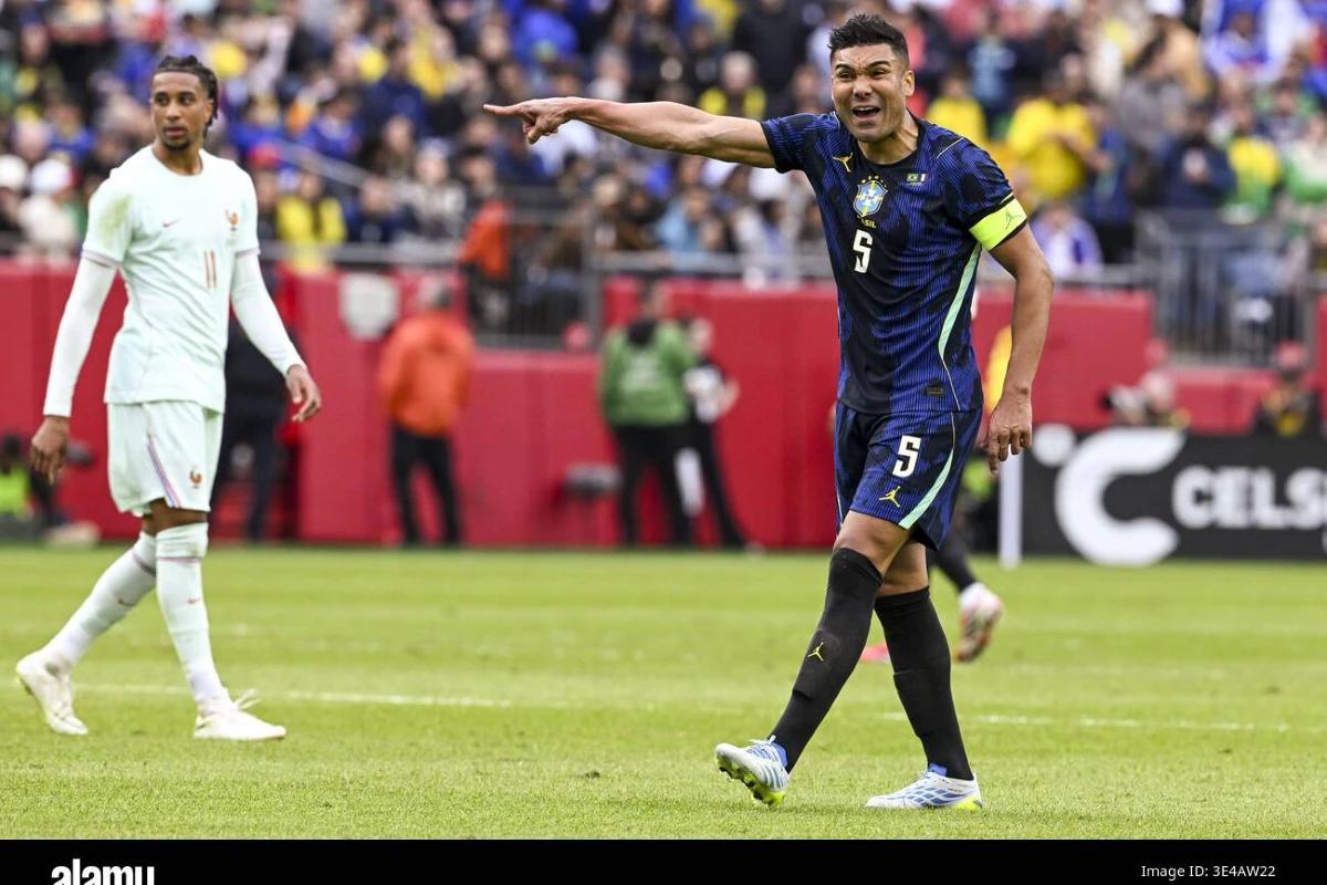 Casemiro sous les couleurs du Brésil ©Alamy