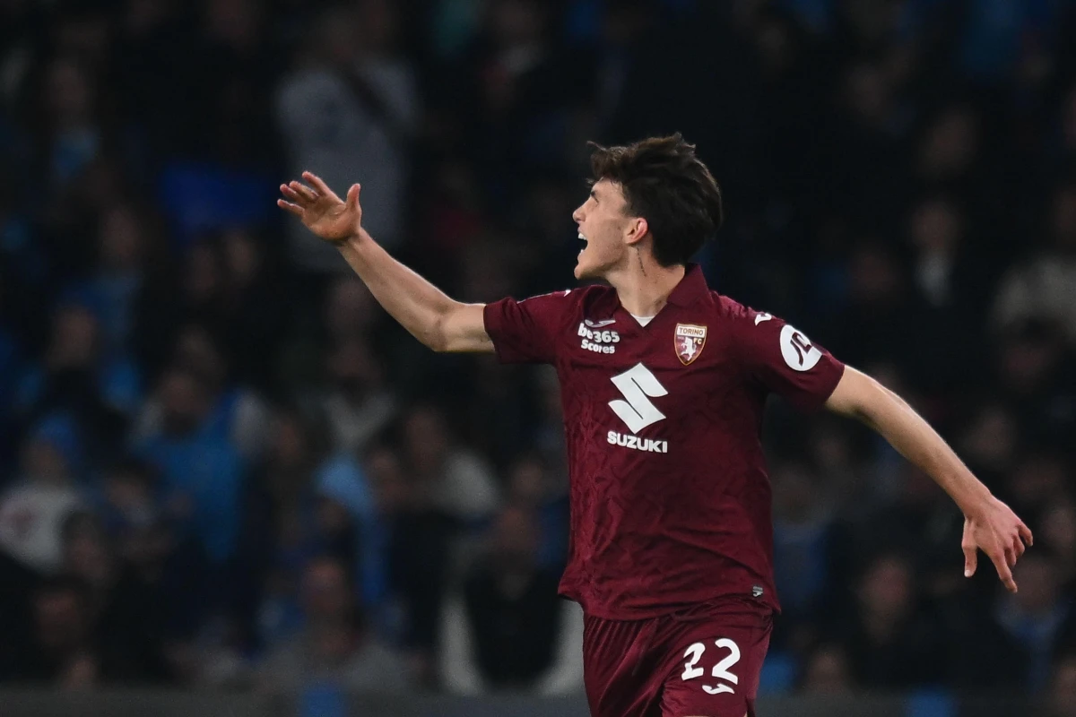 Cesare Casadei avec le Torino