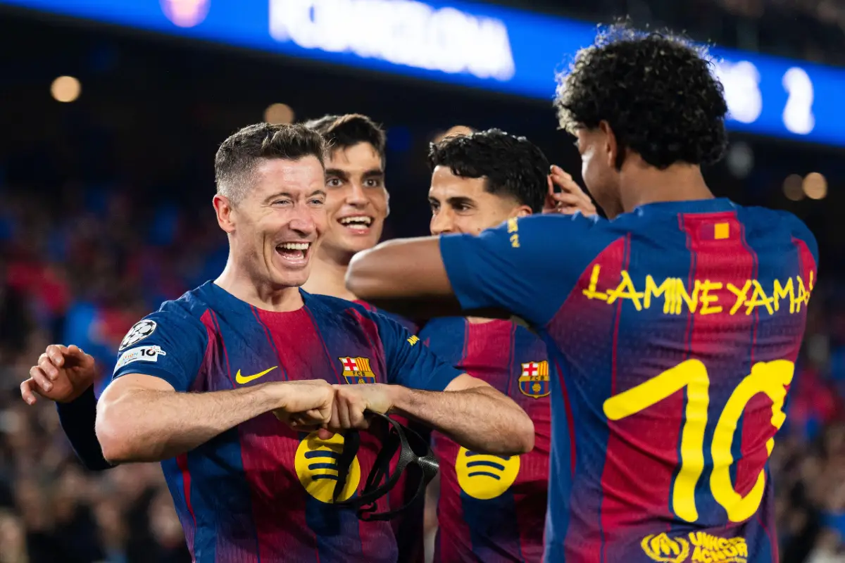 Robert Lewandowski en mode record contre Newcastle ©Alamy