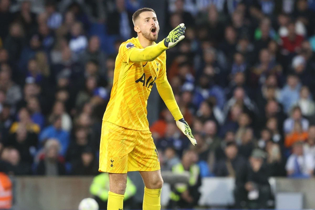 Guglielmo Vicario sous le maillot de Tottenham @Alamy