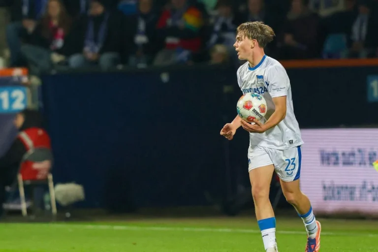 Kennet Eichhorn sous les couleurs du Hertha @Alamy