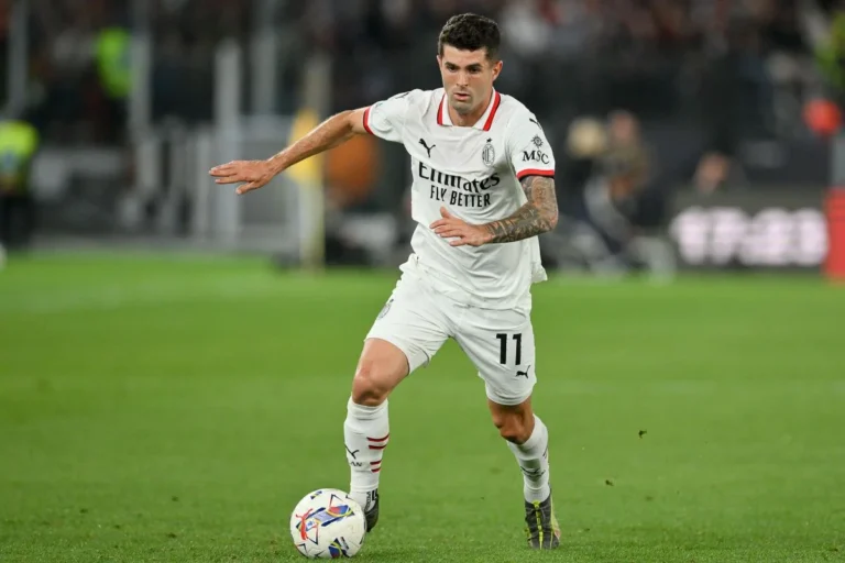 Christian Pulisic sous le maillot du Milan @Alamy