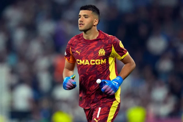 Geronimo Rulli sous le maillot de l'OM @Alamy