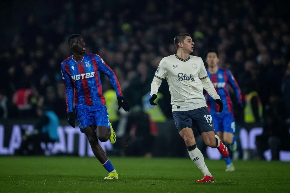 Ismaila Sarr sous le maillot de Crystal Palace @Alamy